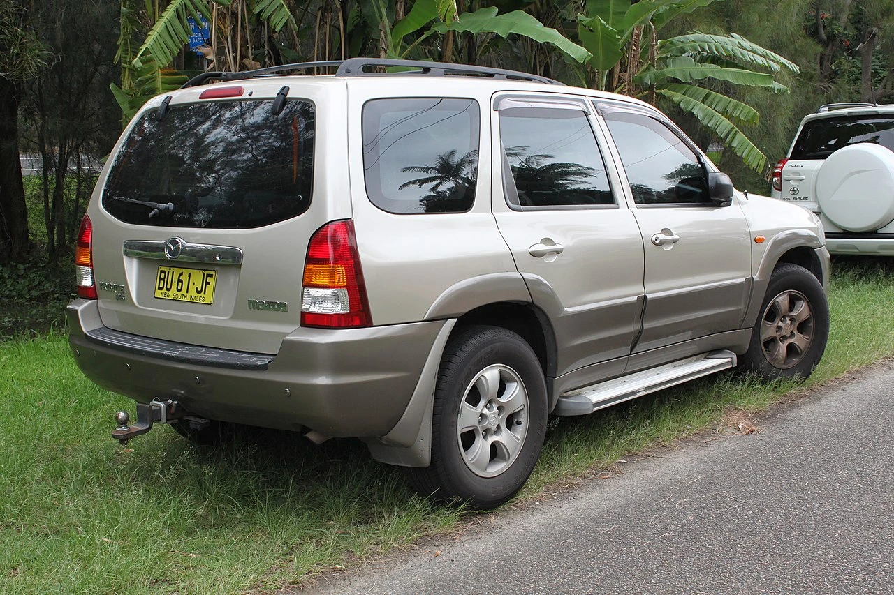 Mazda Tribute EP rear side autodrivel