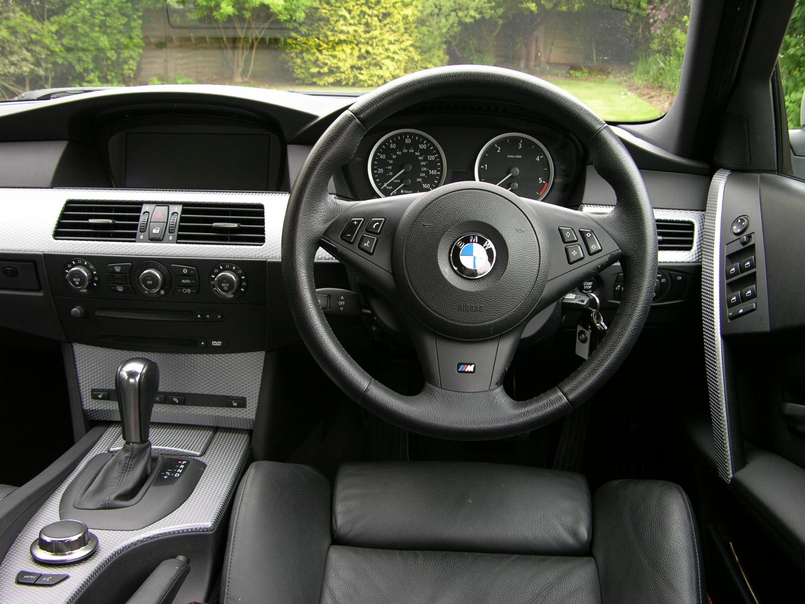 BMW 5 Series E60 interior almostcarreviews