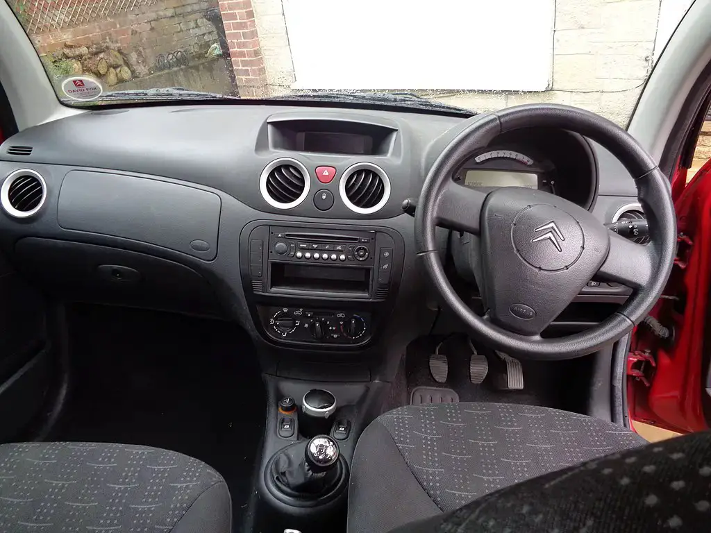 Citroen C2 interior almostcarreviews