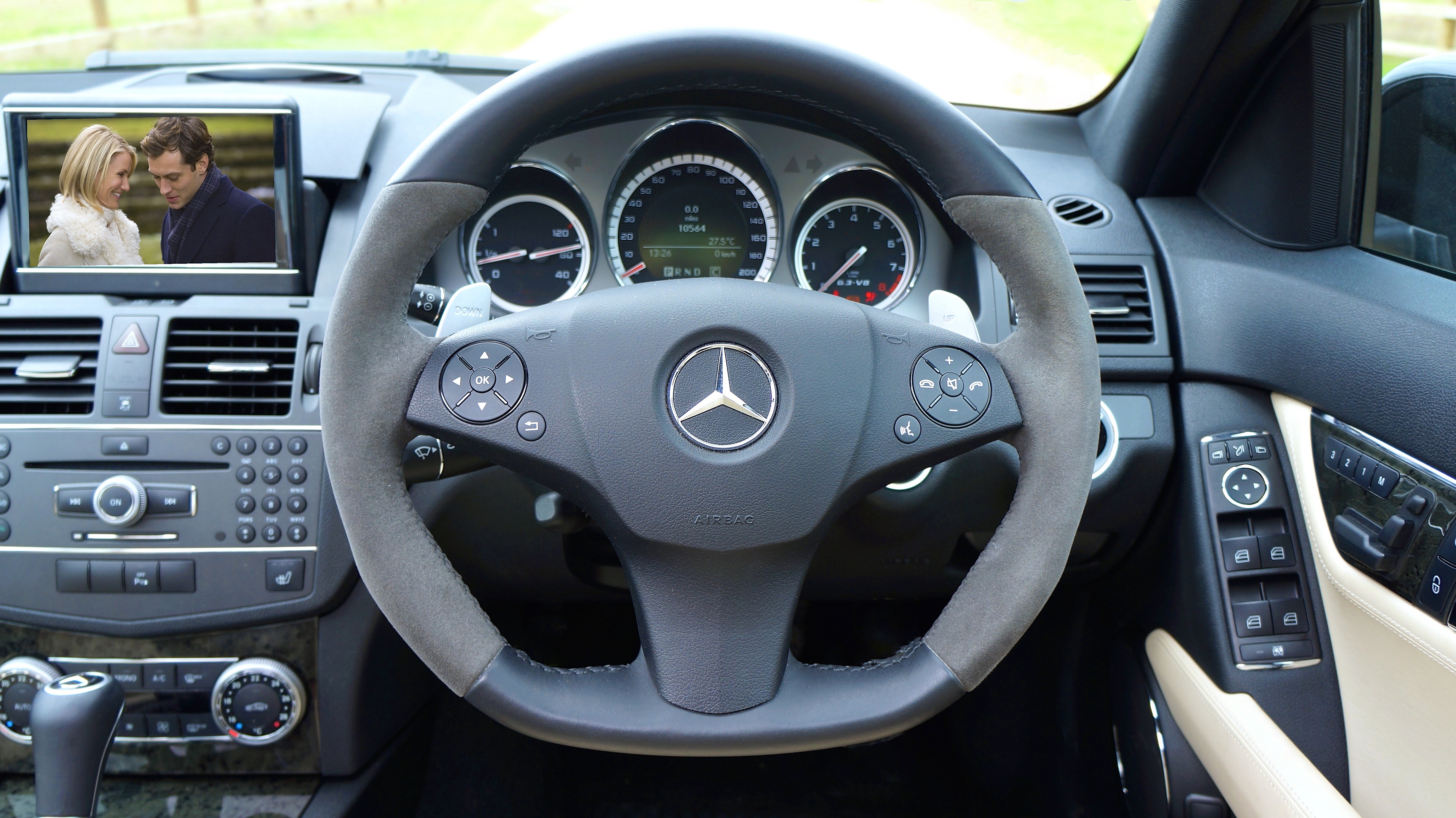 Mercedes GLK interior almostcarreviews