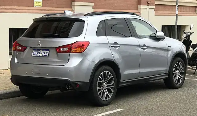 Mitsubishi ASX GA rear almostcareviews