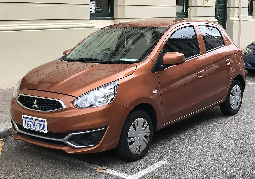 Mitsubishi Mirage A00 side almostcarreviews